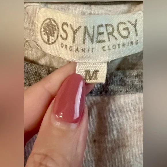 SYNERGY Long Sleeve Shirt Dress Size M - Picture 8 of 9